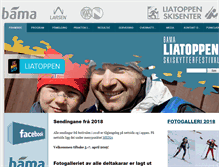 Tablet Screenshot of liatoppenskiskytterfestival.no